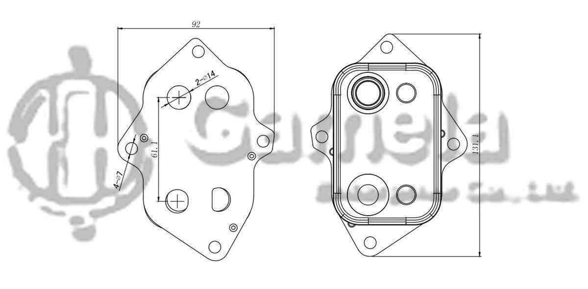 322013 - Oil-Cooler-for-MERCEDES-A-CLASS-W-168-97-VANEO-02-OEM-A6681800065