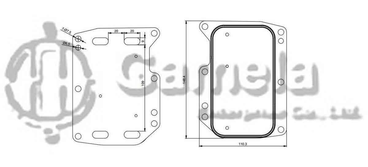 341005 - Oil-Cooler-for-RENAULT-OEM-8201005241