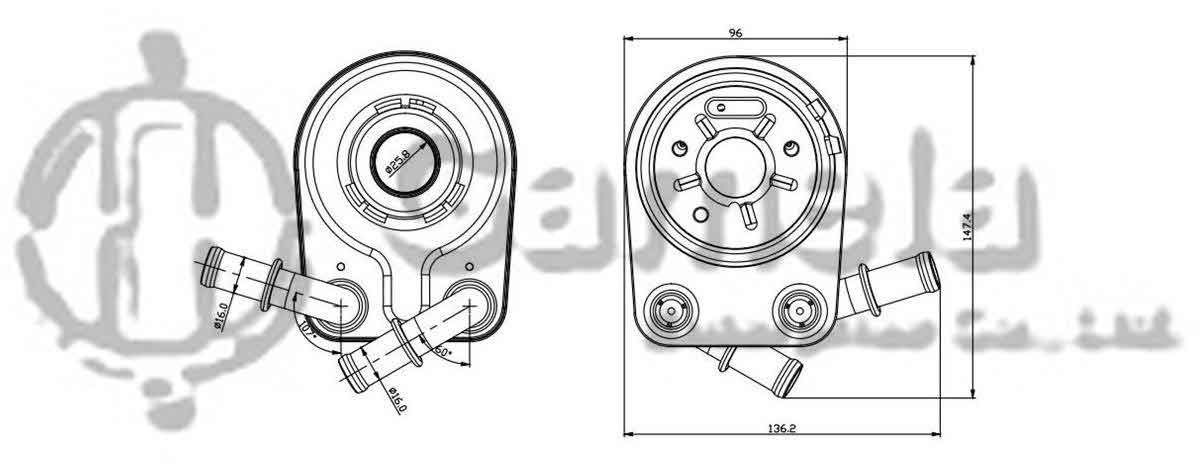 351002 - Oil-Cooler-for-FIAT-RITMO-III-06-ALFA-OEM-55186217