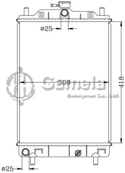 6110001N - Radiator-for-Wu-Ling-Zhi-Guang-MT