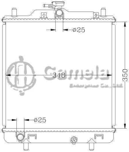 6110002N - Radiator-for-Chang-An-Zhi-Xing-Yi-Dai-MT