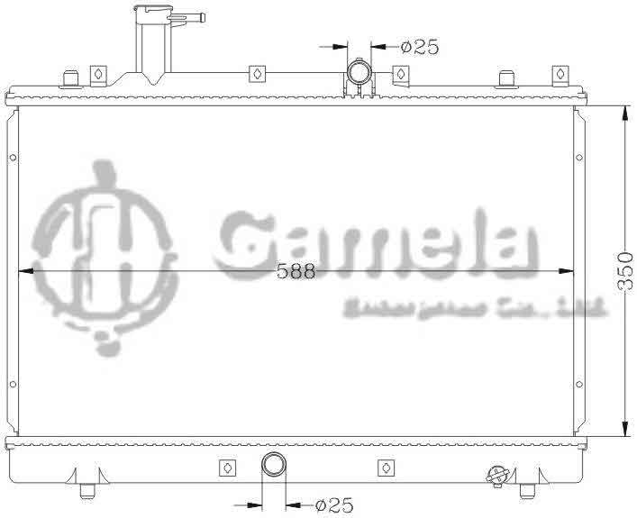 6110007N - Radiator-for-Ha-Fei-Min-Yi-6470U-MT