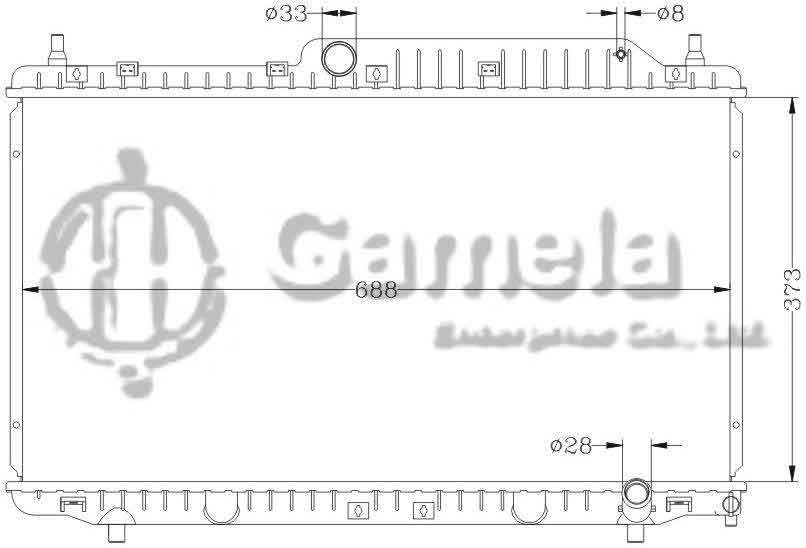 6110012AN - Radiator-for-Qi-Rui-A5-MT