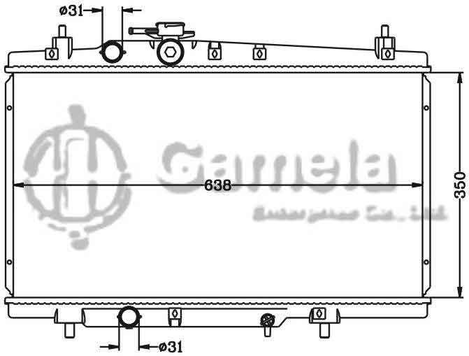 6110013N - Radiator-for-JIYOUJIAN-Ji-Li-Zi-You-Jian-MT