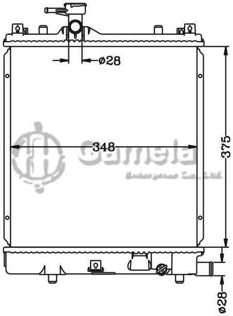 6110021AN - Radiator-for-Bei-Dou-Xing-MT