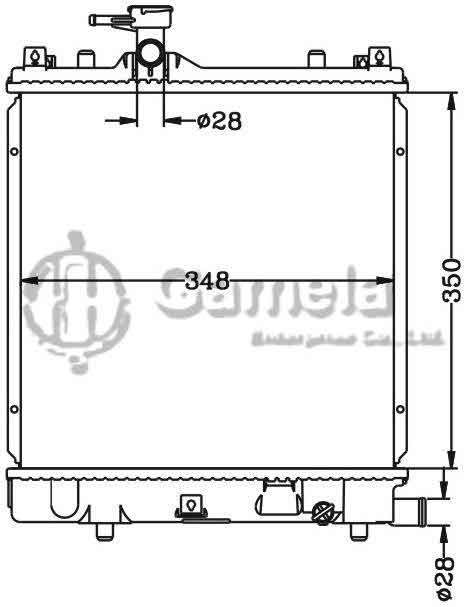 6110022AN - Radiator-for-Bei-Dou-Xing-MT