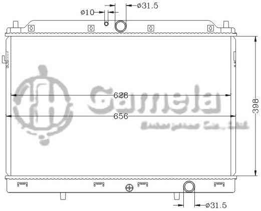 6110044NA - Radiator-for-Wu-Ling-Rong-Guang-2012-MT