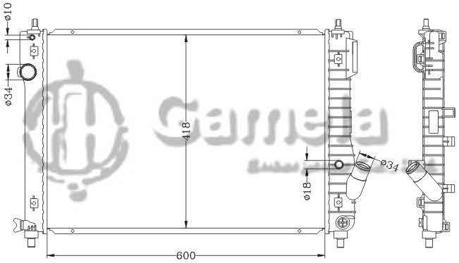 6111044NA - Radiator-for-DAEWOO-KALOS-09-2010-AVEO-MT-DAEWOO-PONTIAC-G3-WAVE5-08-09-MT