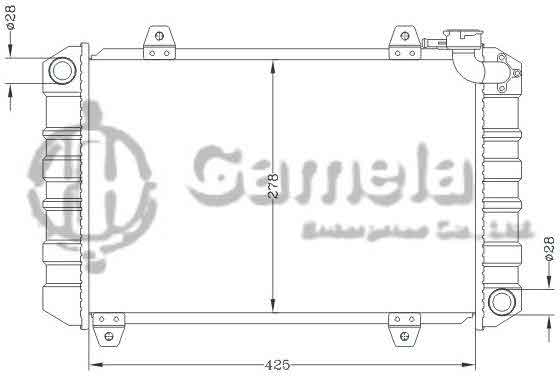 6111052NA - Radiator-for-DAEWOO-DAMAS-1995-2013-MT-OEM-94581908