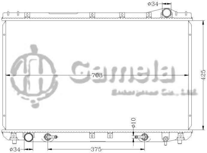 6112021N - Radiator-for-TOYOTA-CAMRY-95-96-MCV-MCX10-AT-OEM-16400-20050-20060-DPI-1746