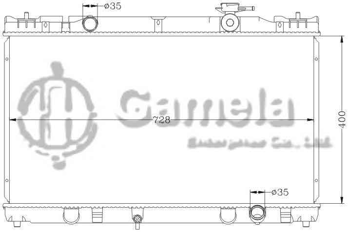 6112038N - Radiator-for-TOYOTA-CAMRY-03-06-ACV30-MT-OEM-16400-28270