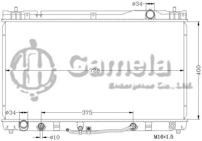 6112039N - Radiator-for-TOYOTA-CAMRY-03-06-MCV30-AT-OEM-16400-20260-20270-20320-0A240-DPI-2434-2435