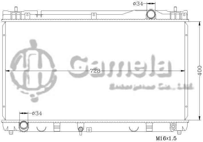 6112040N - Radiator-for-TOYOTA-CAMRY-03-06-MCV30-MT-OEM-16400