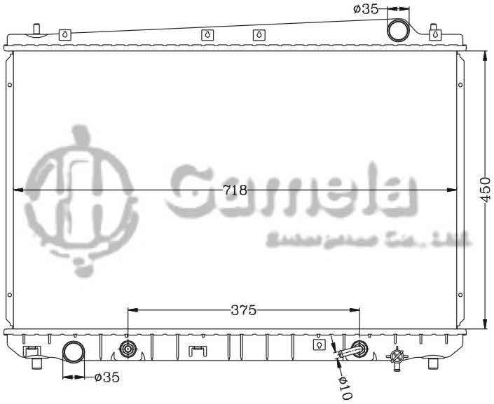 6112043AN - Radiator-for-TOYOTA-SIENNA-97-AT-OEM-16400-0A071-0A072-DPI-2153