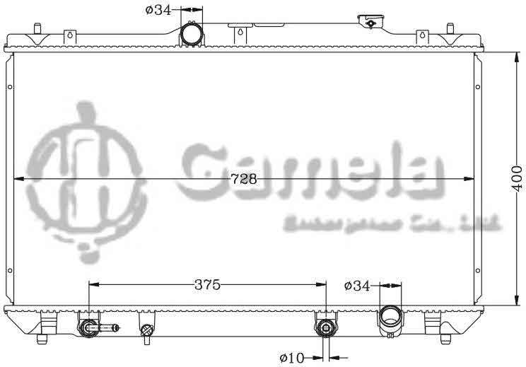 6112045N - Radiator-for-TOYOTA-CAMRY-04-SOLARA-AT-OEM-16400-0H050-0H070-DPI-2623