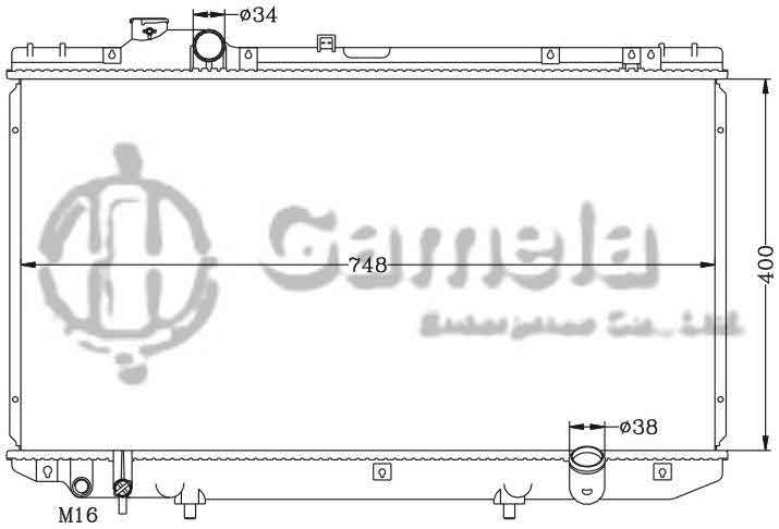 6112058N - Radiator-for-TOYOTA-LEXUS-99-JZS161-MT-OEM-16400-46580