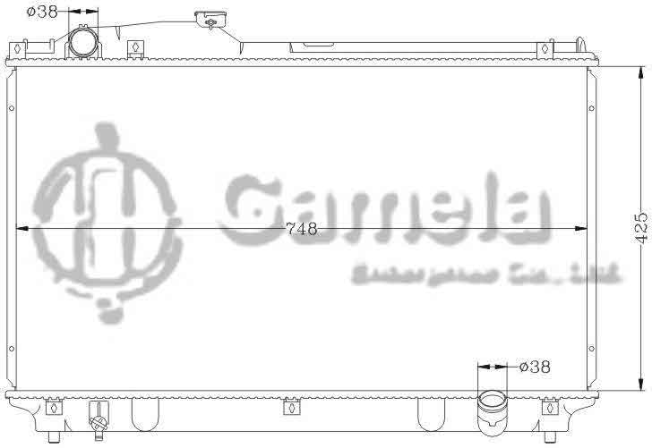 6112064N - Radiator-for-TOYOTA-LEXUS-01-03-LS430-MT