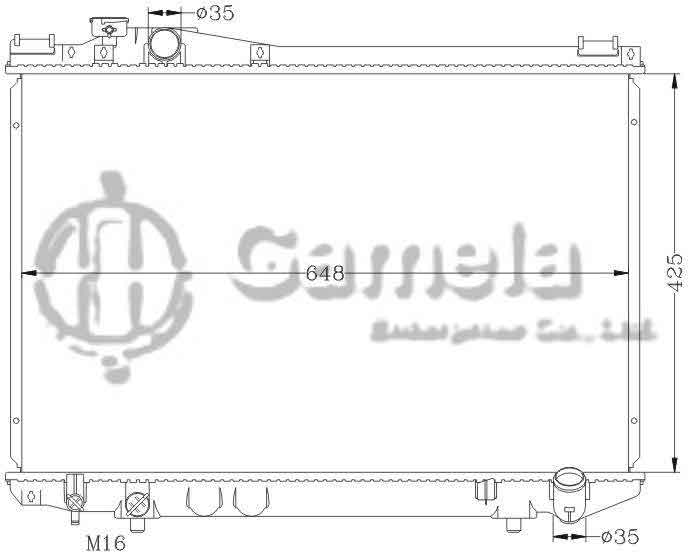 6112070N - Radiator-for-TOYOTA-CROWN-92-96-JZS133-MT-OEM-16400-46150