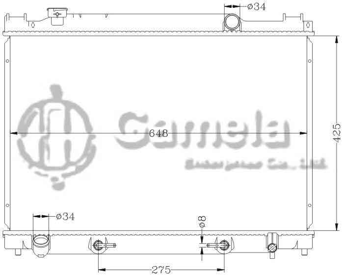 6112073N - Radiator-for-TOYOTA-CROWN-YXS10-95-01-AT-OEM-16400-73530