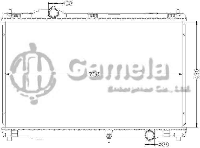 6112083N - Radiator-for-TOYOTA-CROWN-GRX82-04-MT-OEM-16400-0P090