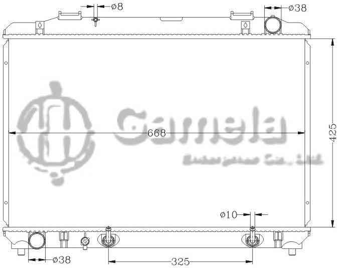 6112087N - Radiator-for-TOYOTA-TOWNACE-NOAH-96-AT-OEM-16400-6A230