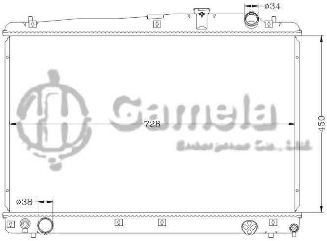 6112095N - Radiator-for-TOYOTA-PREVIA-MCR30-MT-OEM-16400-20160