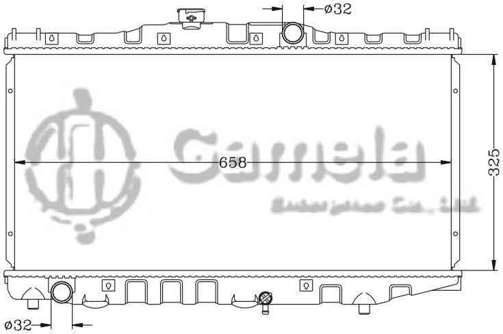 6112098N - Radiator-for-TOYOTA-COROLLA-84-89-AT150-MT-OEM-16400-15190