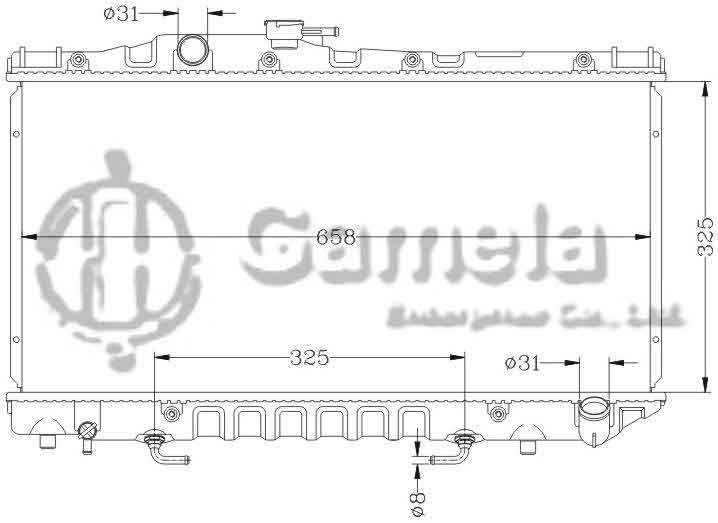 6112103N - Radiator-for-TOYOTA-CELICA-87-89-AT-OEM-16400-74070-DPI-1257