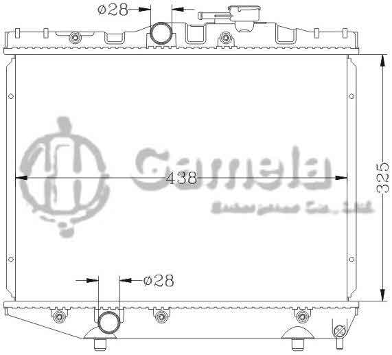 6112106AN - Radiator-for-TOYOTA-STARLET-84-89-EP71-MT-OEM-16400-10011-10021