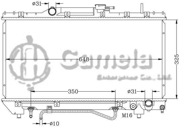 6112107N - Radiator-for-TOYOTA-CARINA-92-94-ST191-AT-OEM-16400-03130-74790