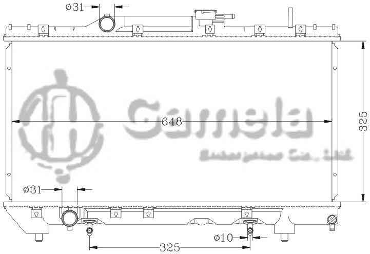 6112113N - Radiator-for-TOYOTA-CARINA-92-94-AT190-AT-OEM-16400-11580-15590