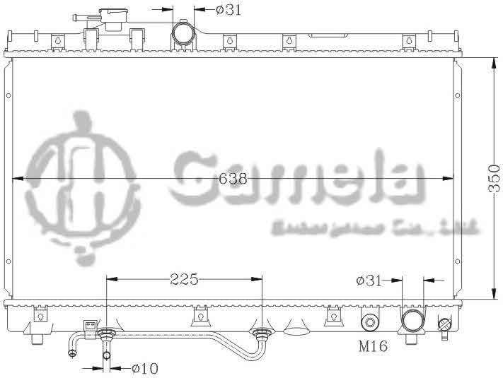 6112117N - Radiator-for-TOYOTA-CELICACARINA-94-97-ST200-AT-OEM-16400-7A070-7A090-DPI-1575-1958