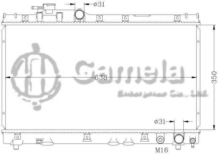 6112118N - Radiator-for-TOYOTA-CELICACARINA-94-97-ST200-MT-OEM-16400-7A060-7A080