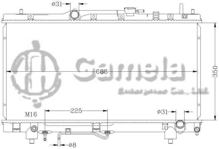 6112125N - Radiator-for-TOYOTA-CARINA-97-ST210-AT-OEM-16400-7A200-7A201