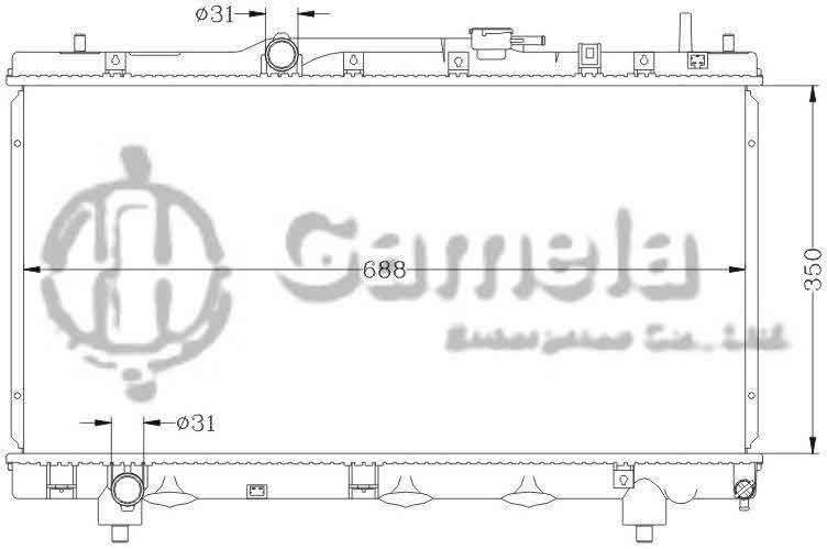 6112128N - Radiator-for-TOYOTA-CARINA-96-01-AT210-MT-OEM-16400-16570-16780