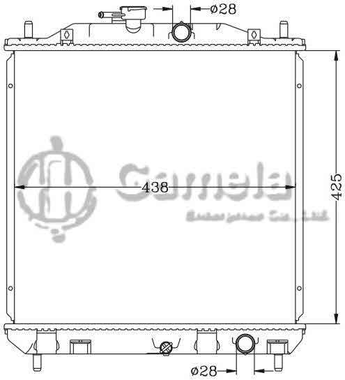 6112142N - Radiator-for-TOYOTA-AVENSIS-07-MT-OEM-16400-BZ020