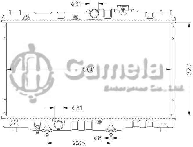 6112143N - Radiator-for-TOYOTA-CARINACOROLLA-87-92-EE90-AT