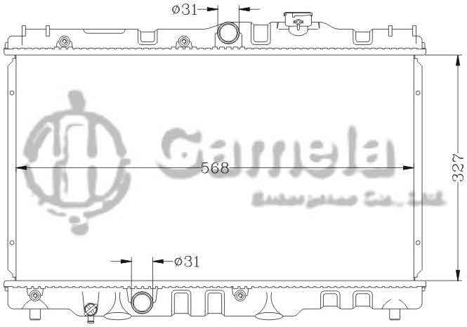 6112144N - Radiator-for-TOYOTA-CARINACOROLLA-87-92-EE90-MT-OEM-16400-11170-16150