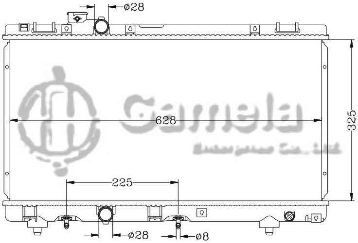 6112153AN - Radiator-for-TOYOTA-PASEO-94-99-EL51-AT-OEM-16400-11640-11690-11791-DPI-1750