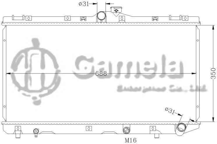 6112158N - Radiator-for-TOYOTA-COROLLA-92-99-CE100-CE110-MT-OEM-16400-64630-64631-64650-16400-64651-64720-64721