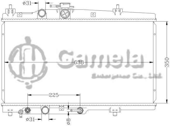 6112173N - Radiator-for-TOYOTA-VIOS-02-AT-OEM-16400-02430