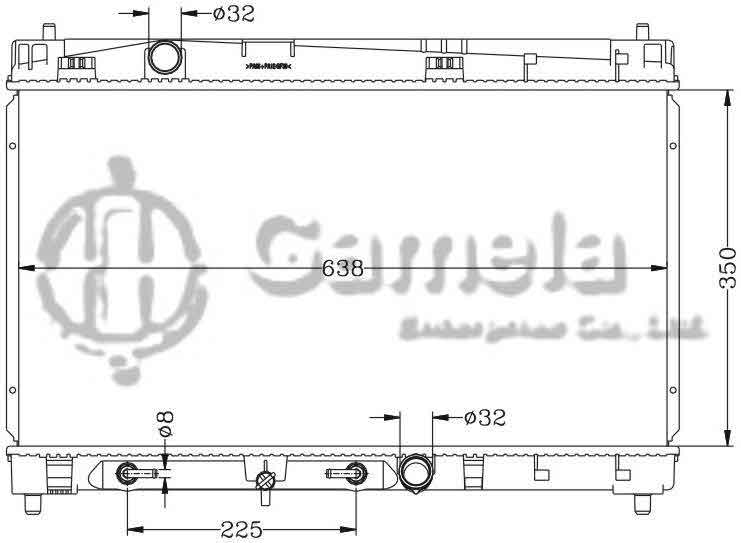 6112183AN - Radiator-for-TOYOTA-YARIS-07-AT-OEM-16400-21260