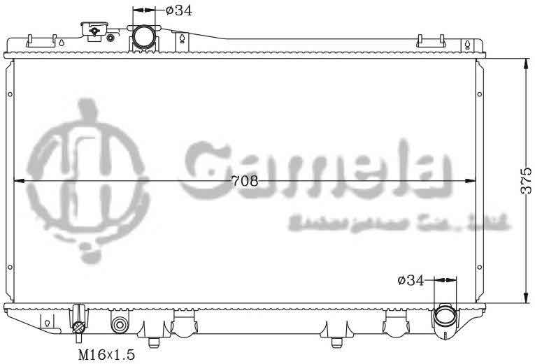 6112192AN - Radiator-for-TOYOTA-CRESSIDA-90-93-JZX81-MT