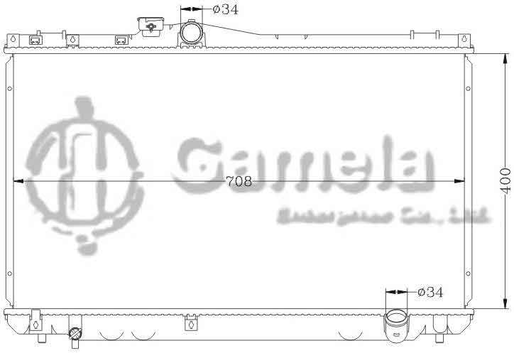 6112196AN - Radiator-for-TOYOTA-CRESSIDA-92-94-GX90-MT-OEM-16400-70490