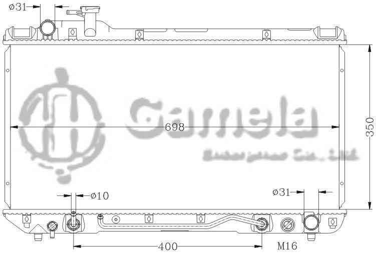 6112205N - Radiator-for-TOYOTA-RAV4-96-97-SXA11-AT-OEM-16400-7A120-7A121-7A122-DPI-1859