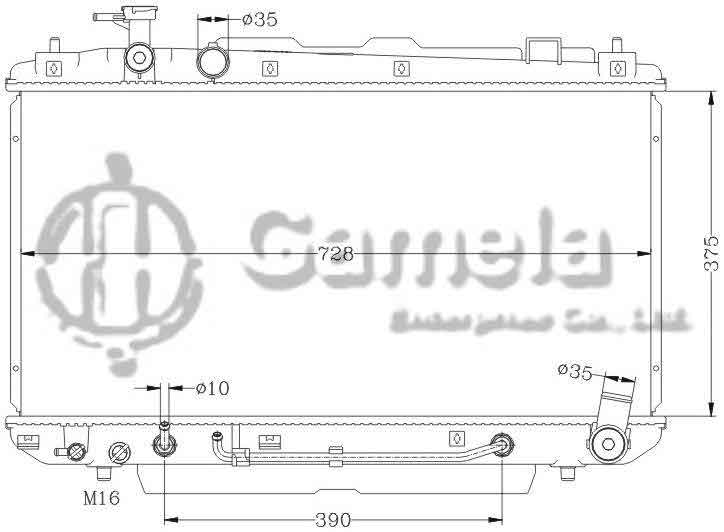 6112211AN - Radiator-for-TOYOTA-RAV4-03-ACA21-AT-OEM-16400-28140-28190-28460