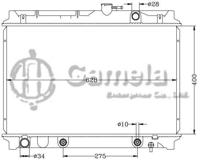 6112223N - Radiator-for-TOYOTA-CONDOR-ZACE-HILUX-SURF-AT