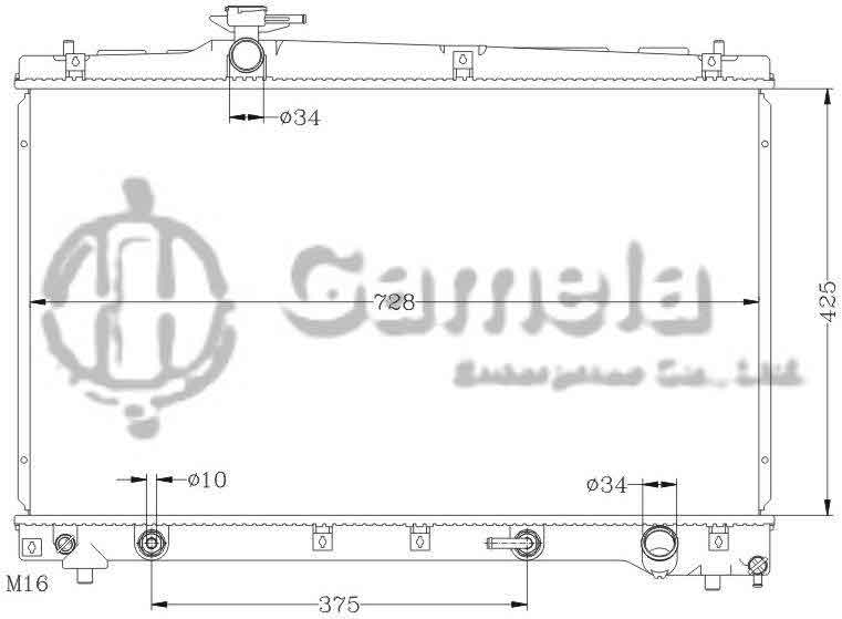 6112250AN - Radiator-for-TOYOTA-ACM21-ACM26-01-04-AT