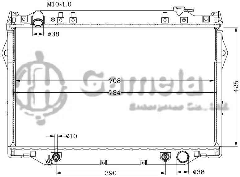 6112257AN - Radiator-for-TOYOTA-LANDCRUISER-96-98-HDJ81-AT