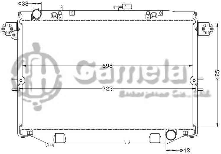 6112268AN - Radiator-for-TOYOTA-LANDCRUISER-01-HDJ101K-MT